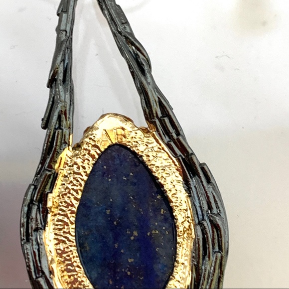 ALEXIS BITTAR MALDIVIAN Nest Lapis feather Earring - Picture 9 of 13